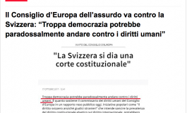 Scenarieconomici: Il Consiglio d’Europa dell’assurdo va contro la Svizzera