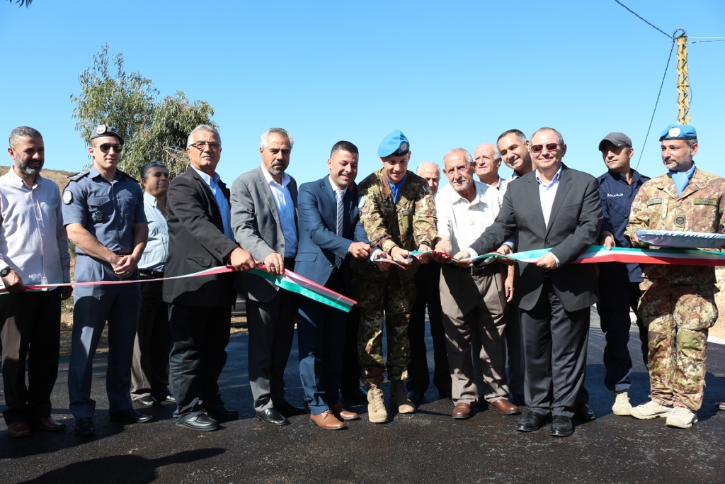 Caschi Blu italiani in Libano: inaugurata strada per popolazione locale