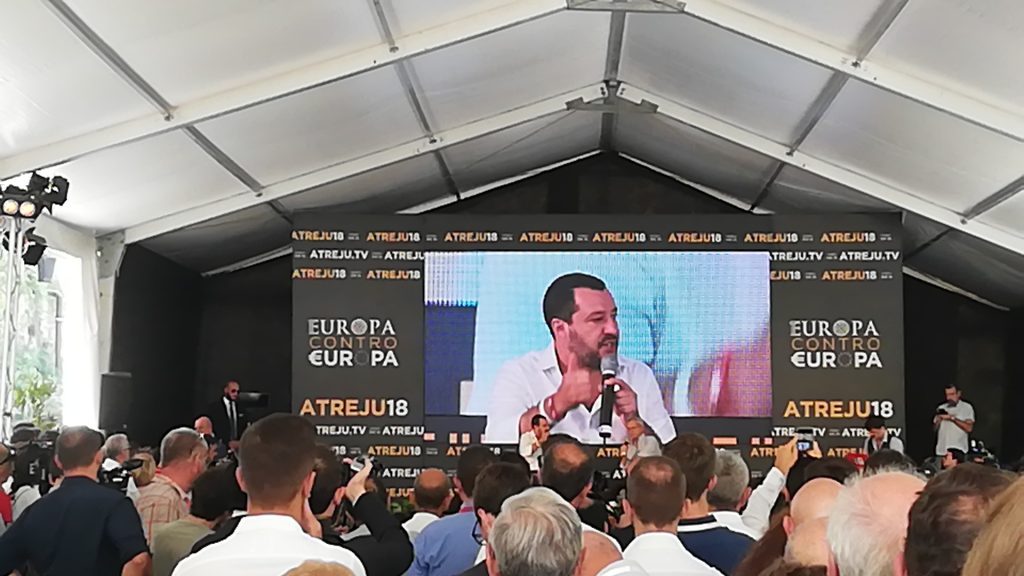 Salvini a Atreju: “Pronto ai ricorsi contro decreto immigrazione e sicurezza”