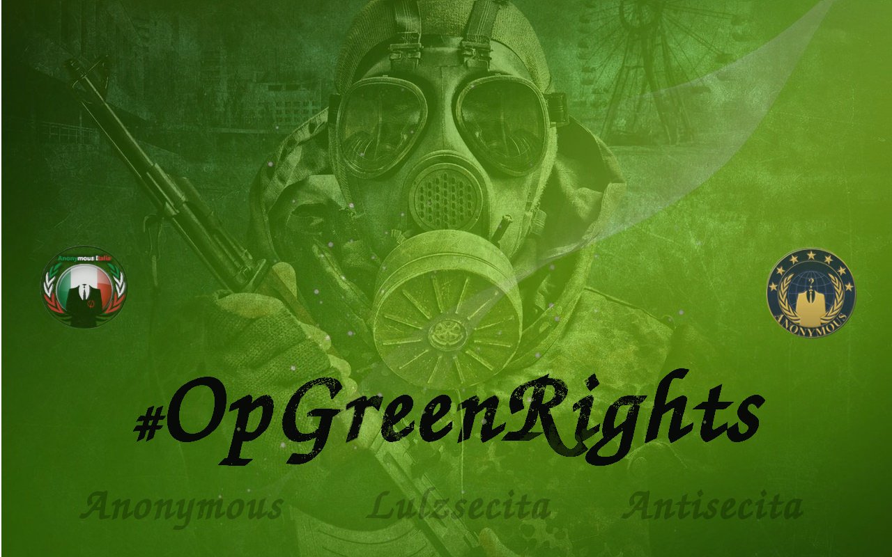 Cyber, Anonymous lancia #OpGreenRights: violati 14 siti
