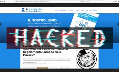 Cyber: attaccato il sito dell'Accademia italiana privacy