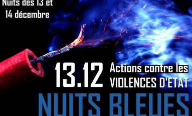 Francia: Nuits bleues il 13 dicembre per colpire forze dell'ordine