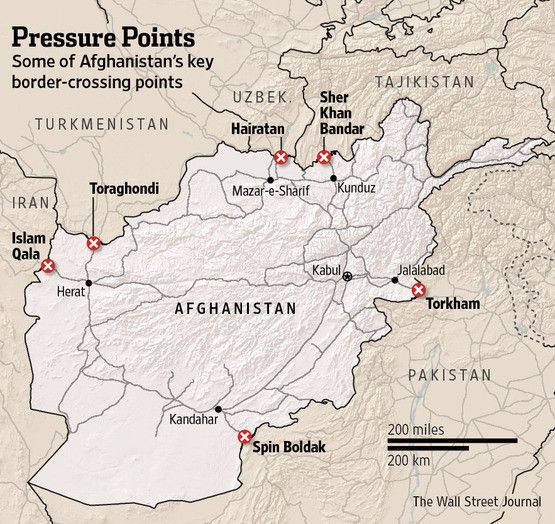 Valichi di frontiera afghani